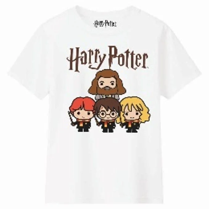 Harry Potter -  Harry and Friends White T-Shirt - Girl 12 Years