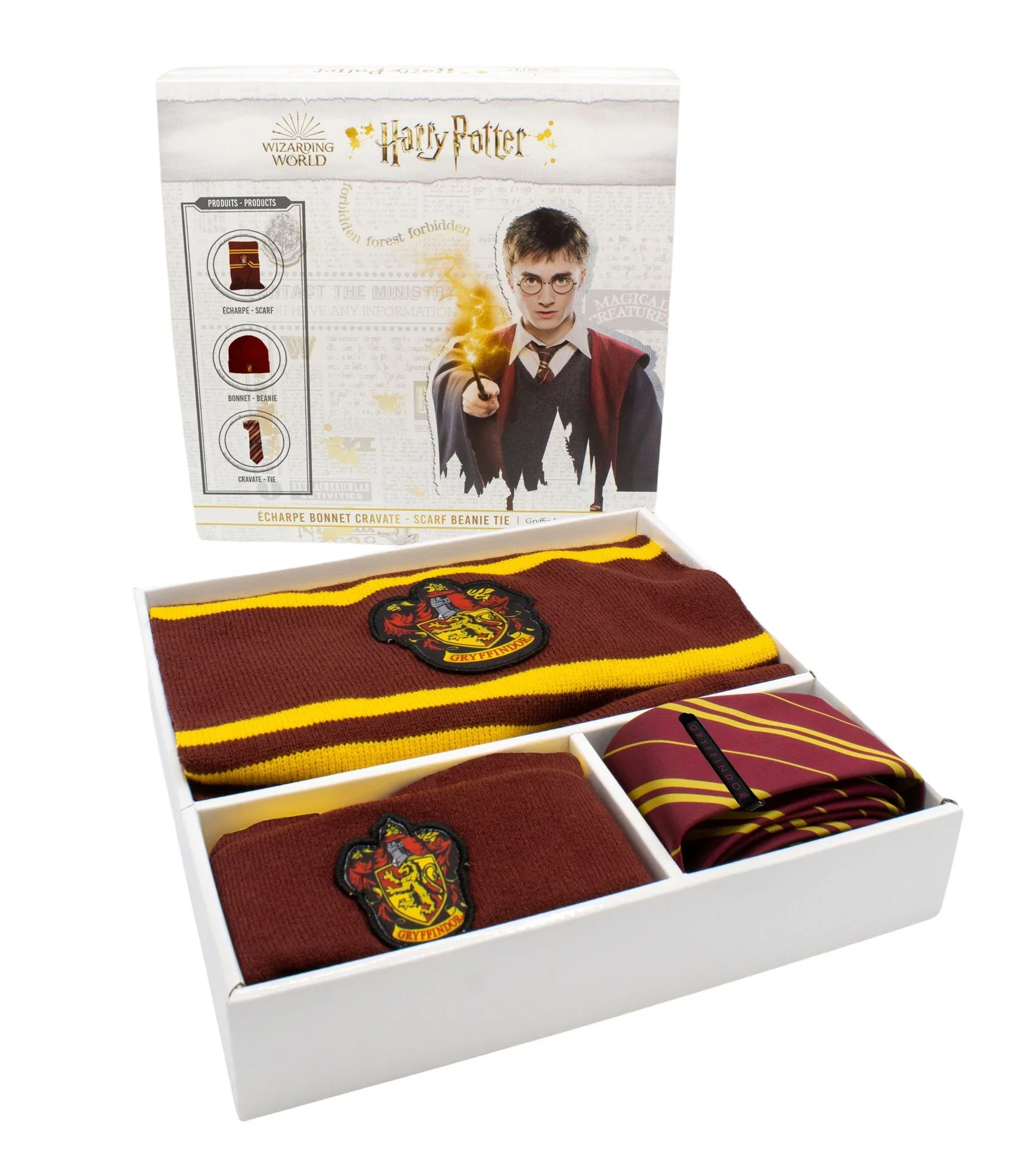 Harry Potter - Beanie - Sjaal - Stropdas - Stropdas Clip Gryffindor Box