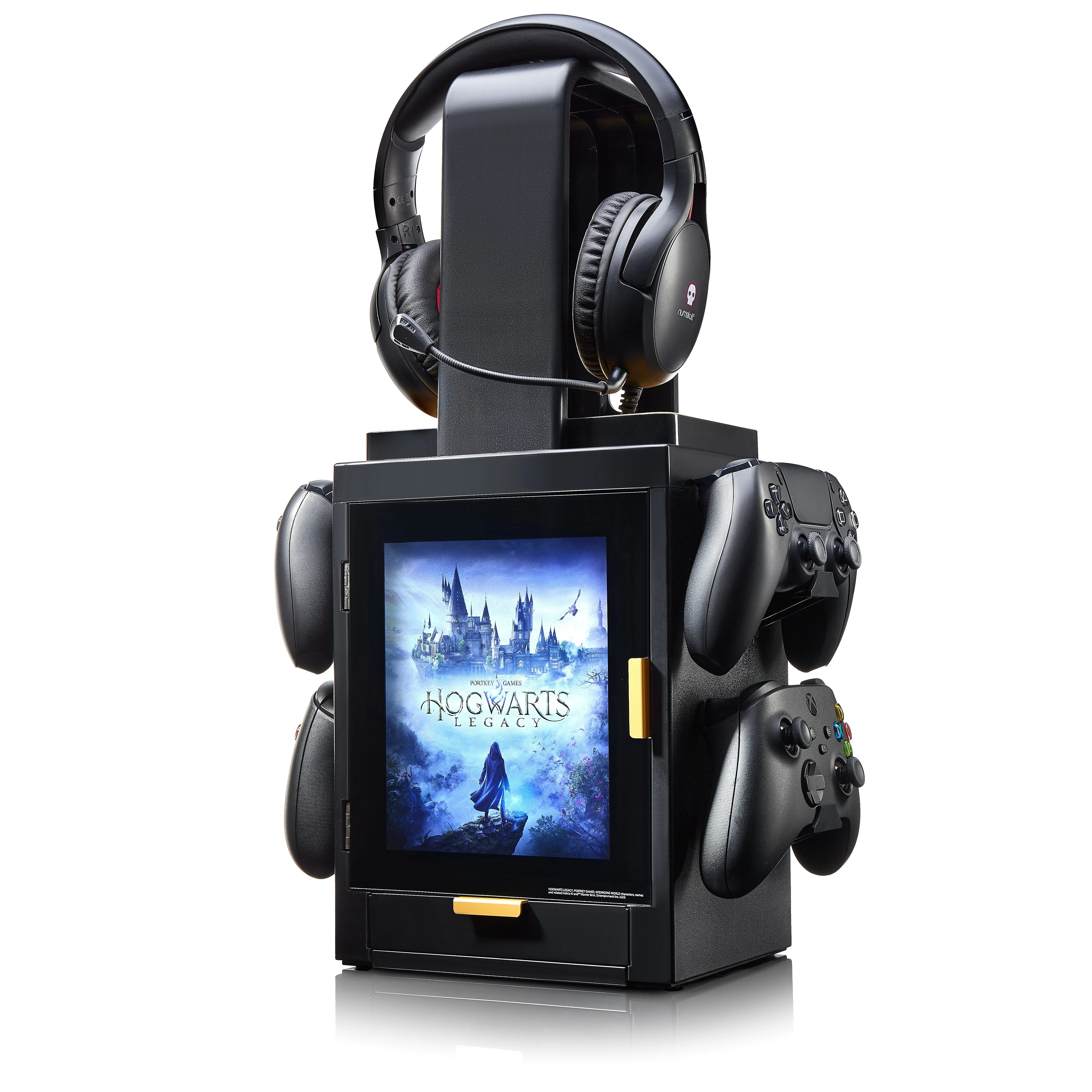 Numskull - Hogwarts Legacy Inspired Gaming Locker voor 4 Controllers - 10 Games - Koptelefoon