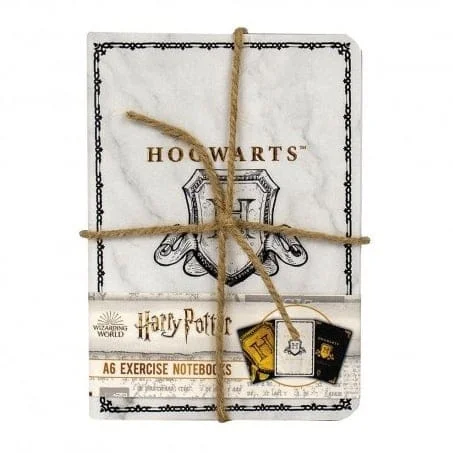 Harry Potter - Set van 3 A6 Hogwarts Crest schriften
