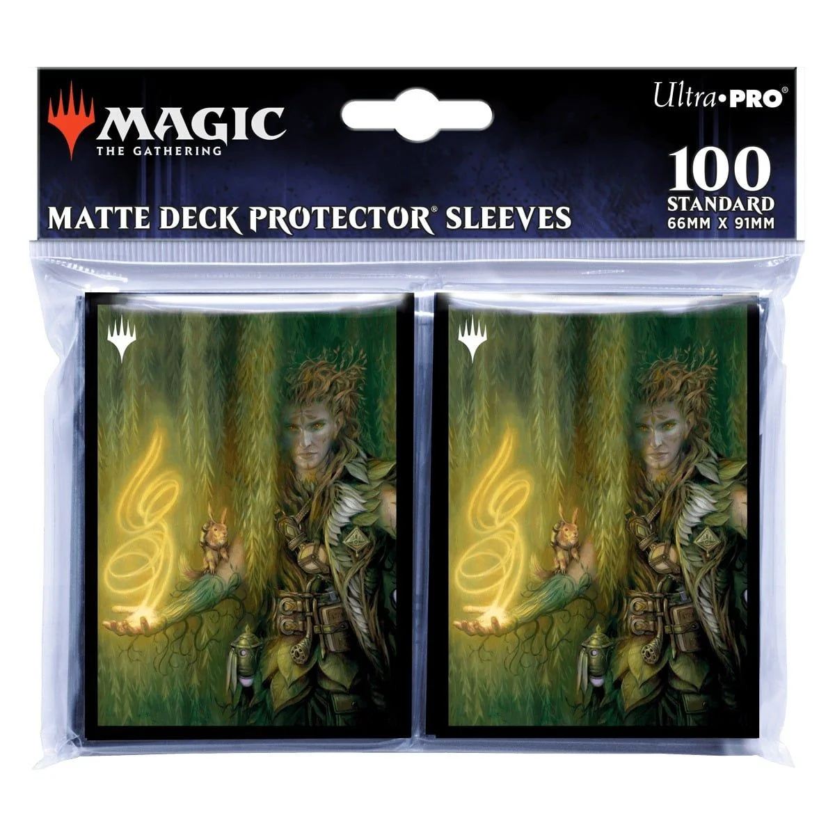 Ultra Pro - Magic - The Gathering - Murders at Karlov Manor - 100 Standard Sized Card Sleeves Pack - Kaust, Eyes of the Glade (63 x 89 mm)