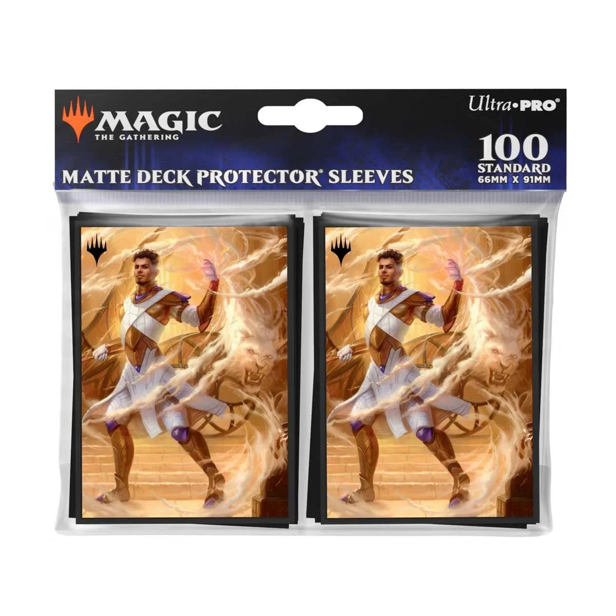 Ultra Pro - Magic: The Gathering - Aetherdrift - Basri, Tomorrow's Champion 100 Standard Sized Card Sleeves Pack (66 x 91 mm) - UK