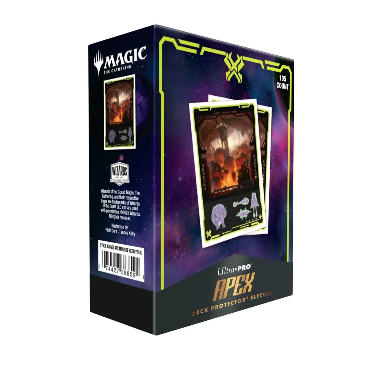 Ultra Pro - Magic: The Gathering - Edge of Eternities - Kavaron, Memorial World 105ct Apex Deck Protector Sleeves - UK