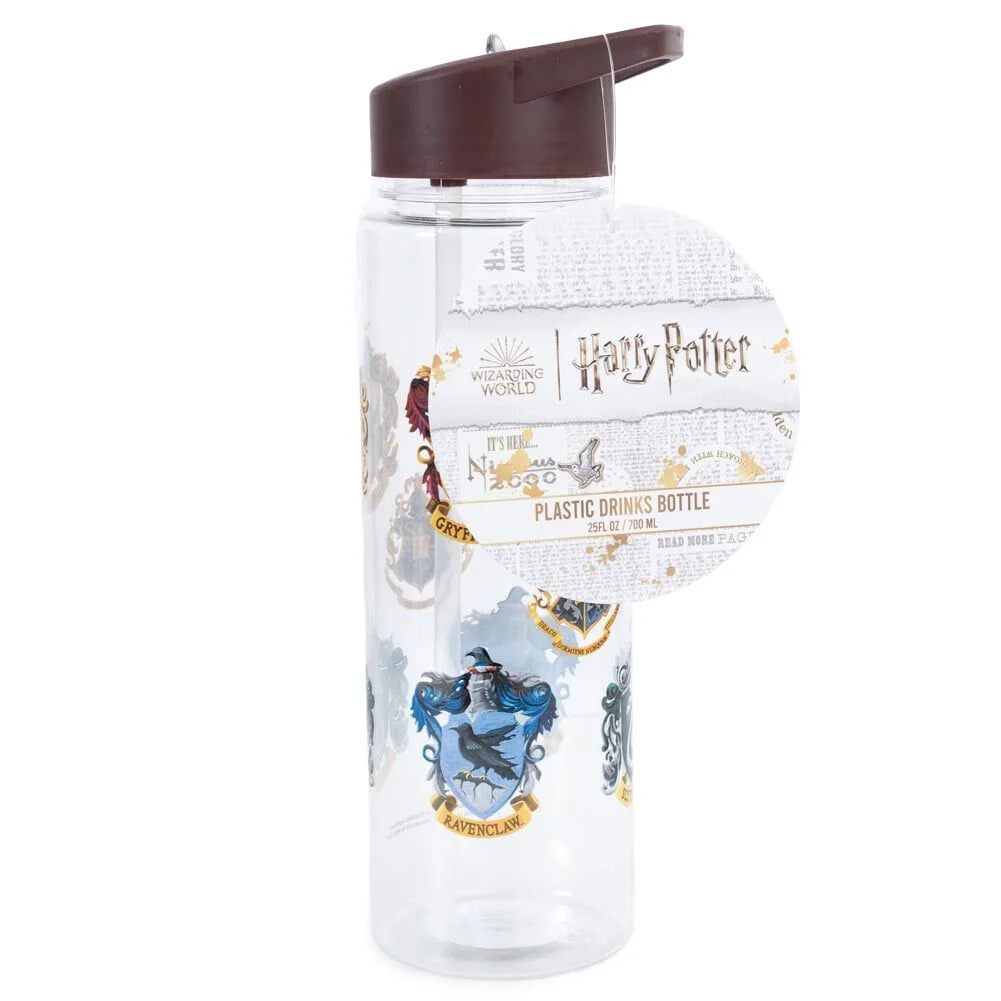 Harry Potter - (Colourful Crest) Plastic Drankfles