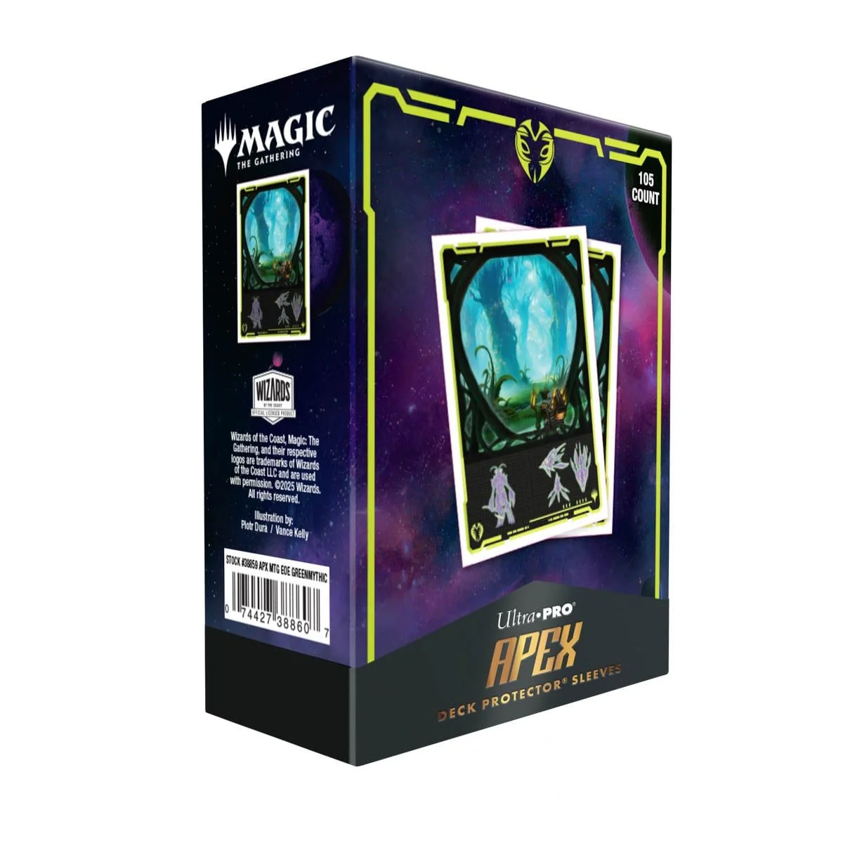 Ultra Pro - Magic: The Gathering - Edge of Eternities - Evendo, Waking Haven 105ct Apex Deck Protector Sleeves - UK