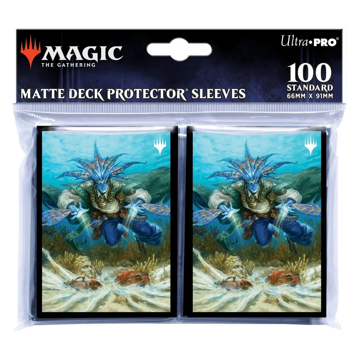 Ultra Pro - Magic - The Gathering - Murders at Karlov Manor - 100 Standard Sized Card Sleeves Pack - Morska, the Underwater Hound (63 x 89 mm)