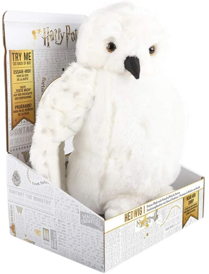 Wizarding World  Harry Potter- Hedwig Knuffel met Geluid