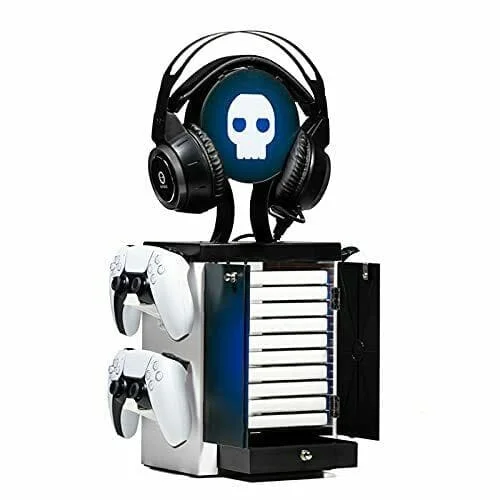 Numskull - PlayStation 5 Geïnspireerde Gaming Locker voor 4 Controllers - 10 Games - 1 Headset