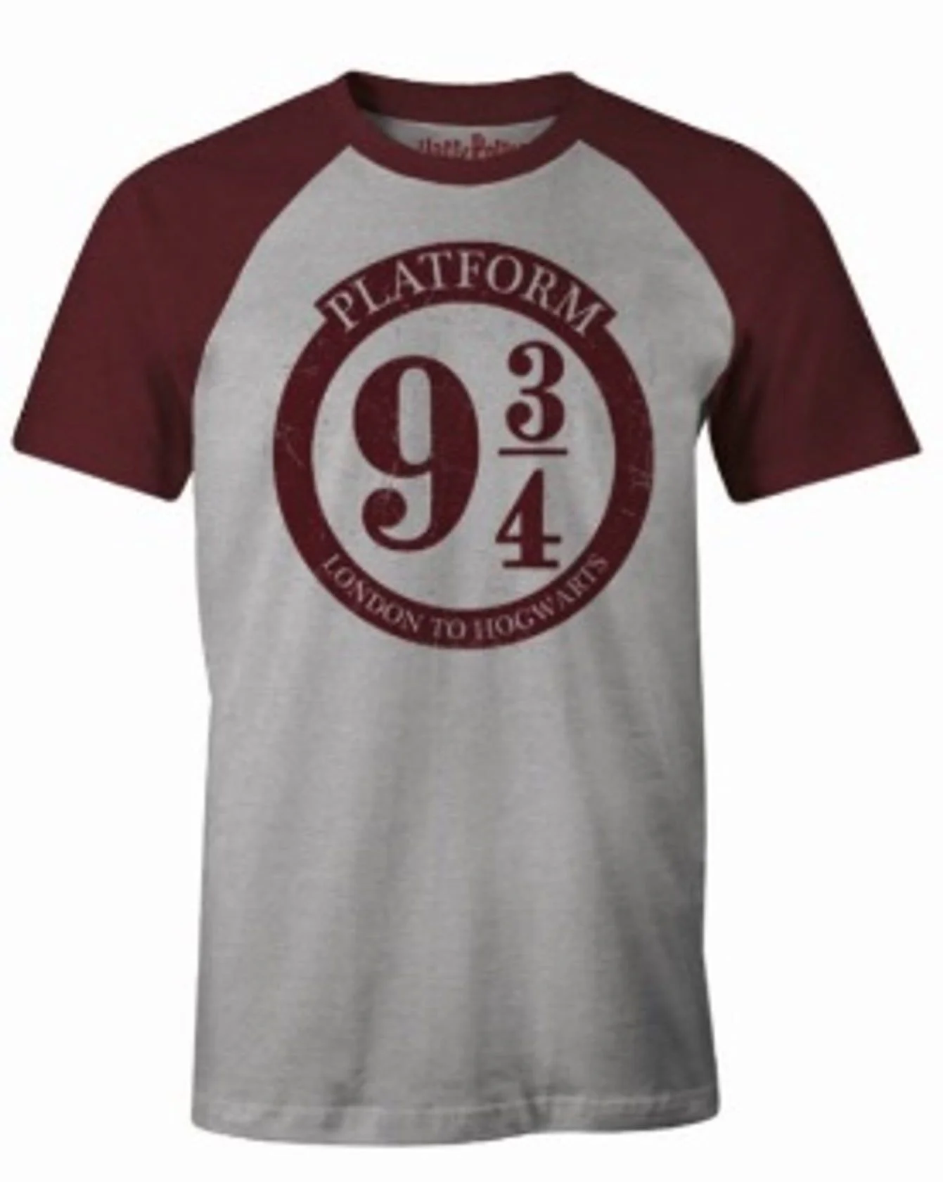 Harry Potter - London to Hogwarts Grey Melange T-Shirt - L