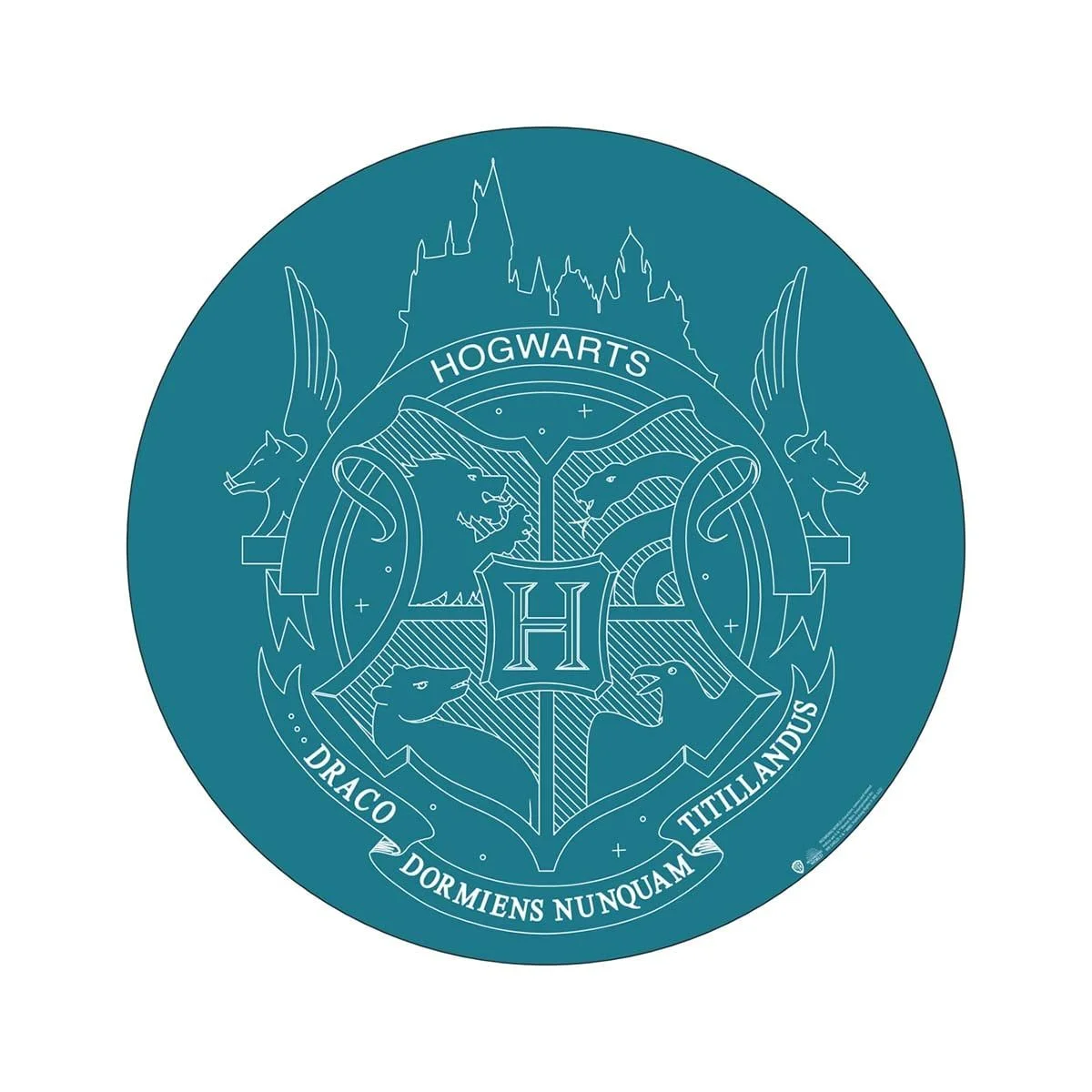 Wizarding World - Harry Potter - Deurmat - Magie van Zweinstein 120x120cm