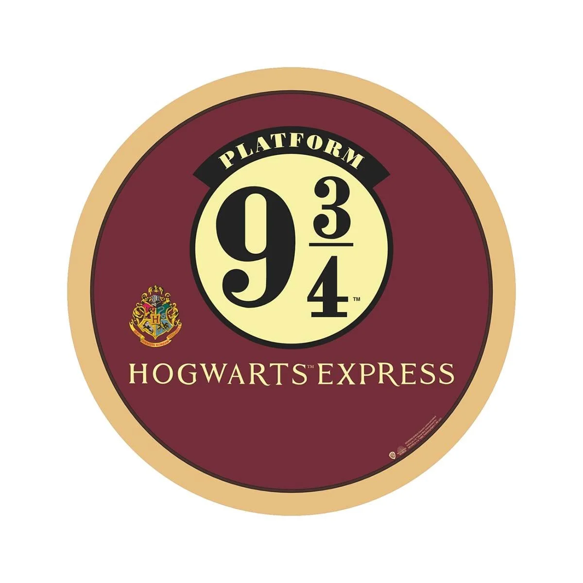 Wizarding World - Harry Potter - Deurmat - Perron 9 3/4 120x120cm