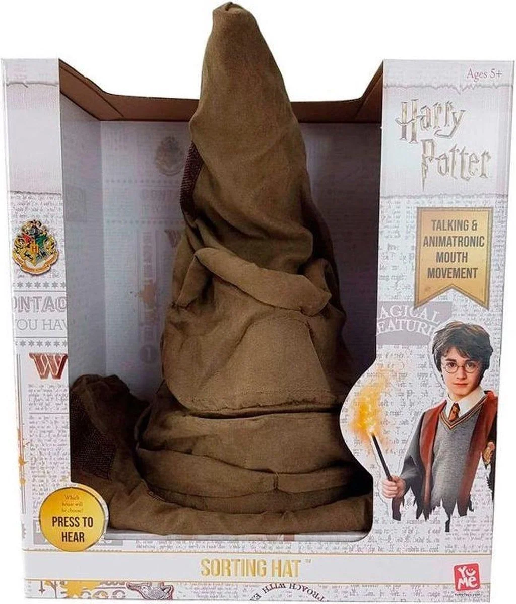 Harry Potter - Echt Pratende Sorteerhoed - Nieuwe Versie - 43 cm (ENGELS)