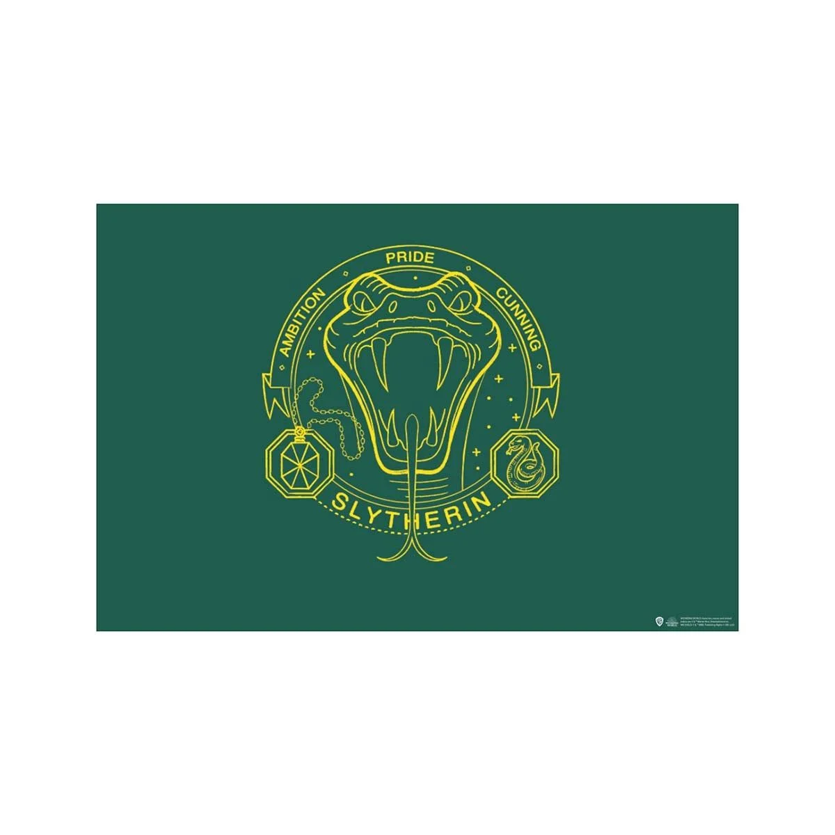 Wizarding World - Harry Potter - Deurmat - Zwadderich 45x75cm