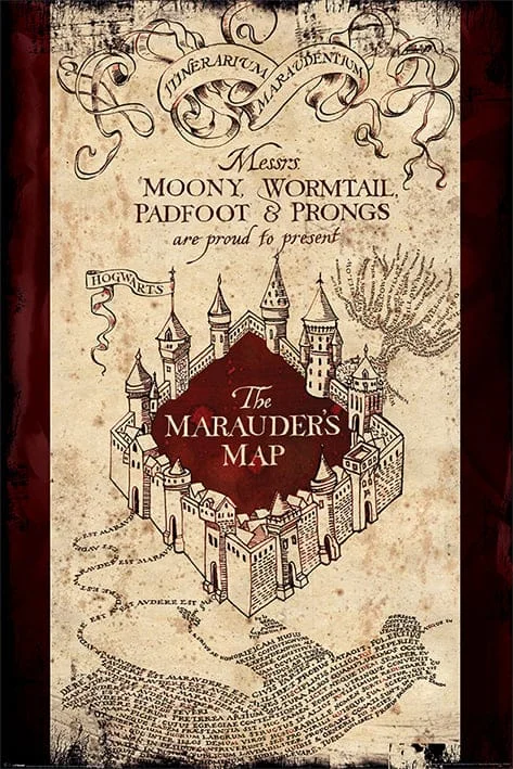 Harry Potter - The Marauders Map Maxi Poster