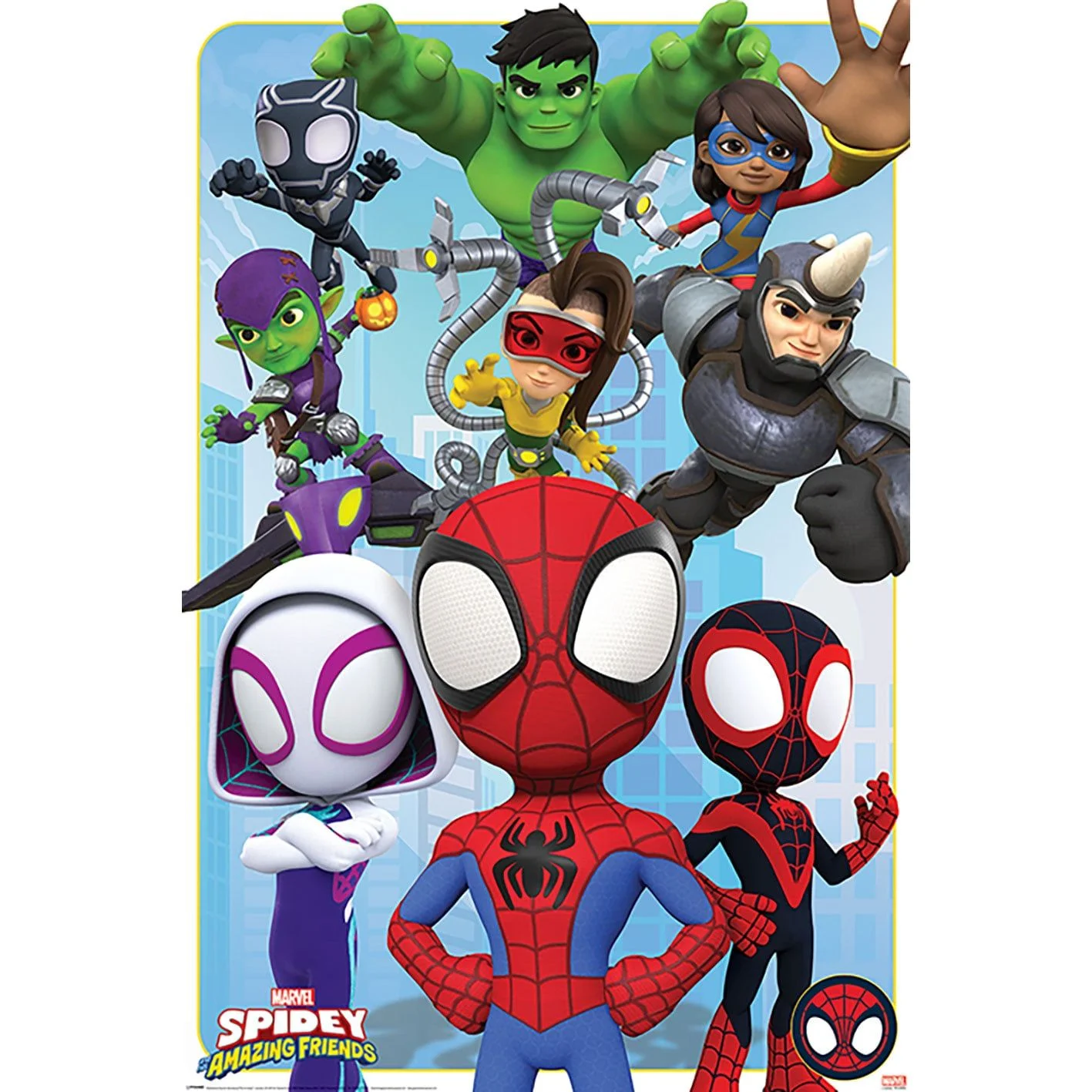 PL 18 - Spidey and His Amazing Friends (Goodies and Baddies) - Maxi Poster 91x61cm