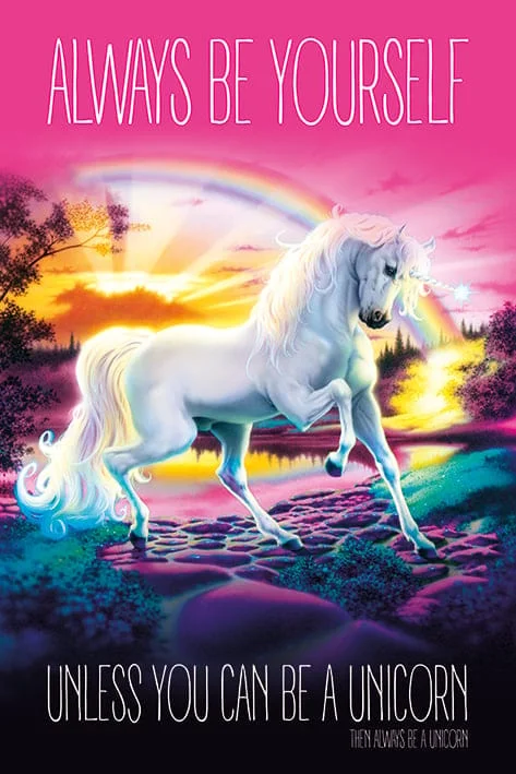 Unicorn - Wees Altijd Jezelf - Maxi Poster