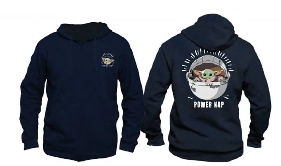 Star Wars The Mandalorian - The Child marine Heren Sweat Zippe Hoodie - XL