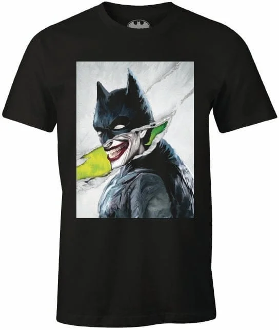 DC Comics - Batman - Black Men's T-shirt - The Joker disguised in Batman - M