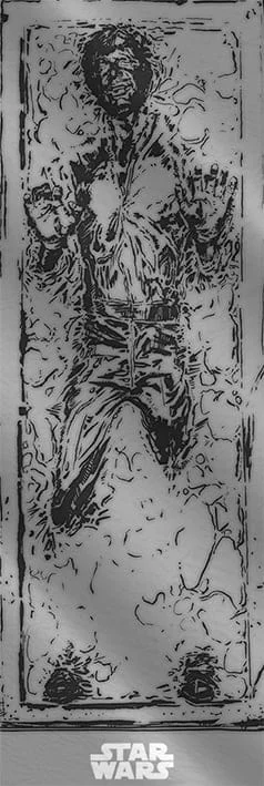 Star Wars Han Solo Carbonite - Deurposter