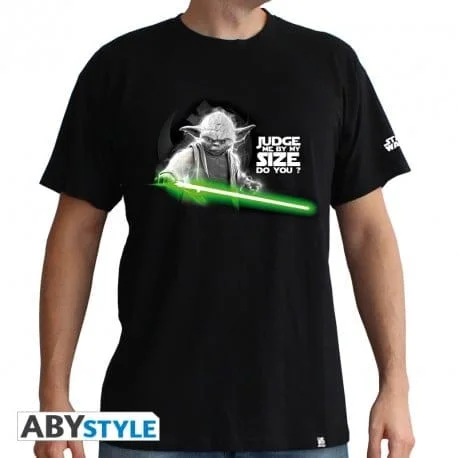 Star Wars - Yoda Man's Zwart T-Shirt - S