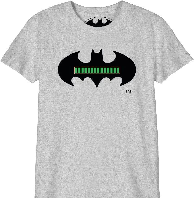 DC Comics - Full  Battery Batman Child T-Shirt Grey - 8 Years