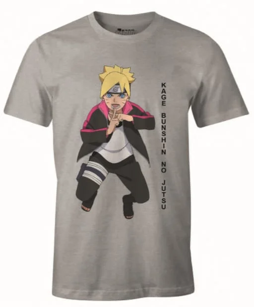 Boruto - Logo Grey T-Shirt - L