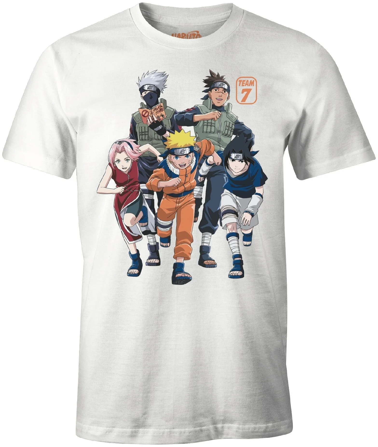 Naruto - Team 7 - White Men's T-Shirt - XL