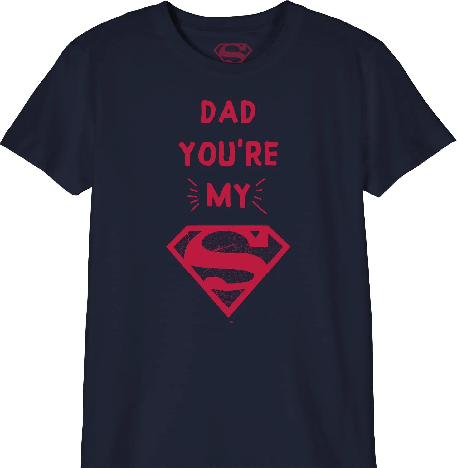 DC Comics - Dad, You're my Superman Child T-Shirt Black - 8 Years