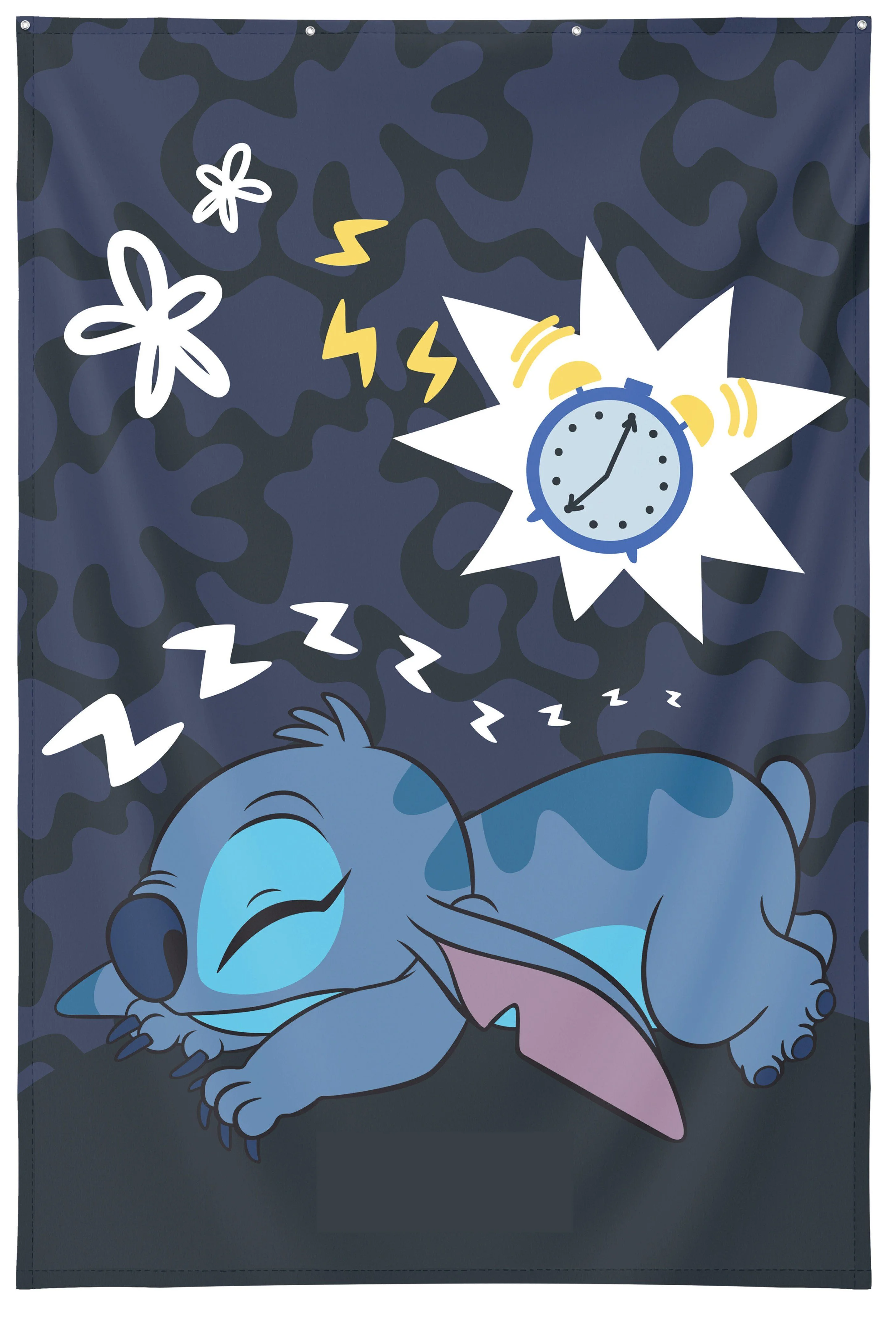 Disney - Slapende Stitch Stoffen Poster 125x85cm