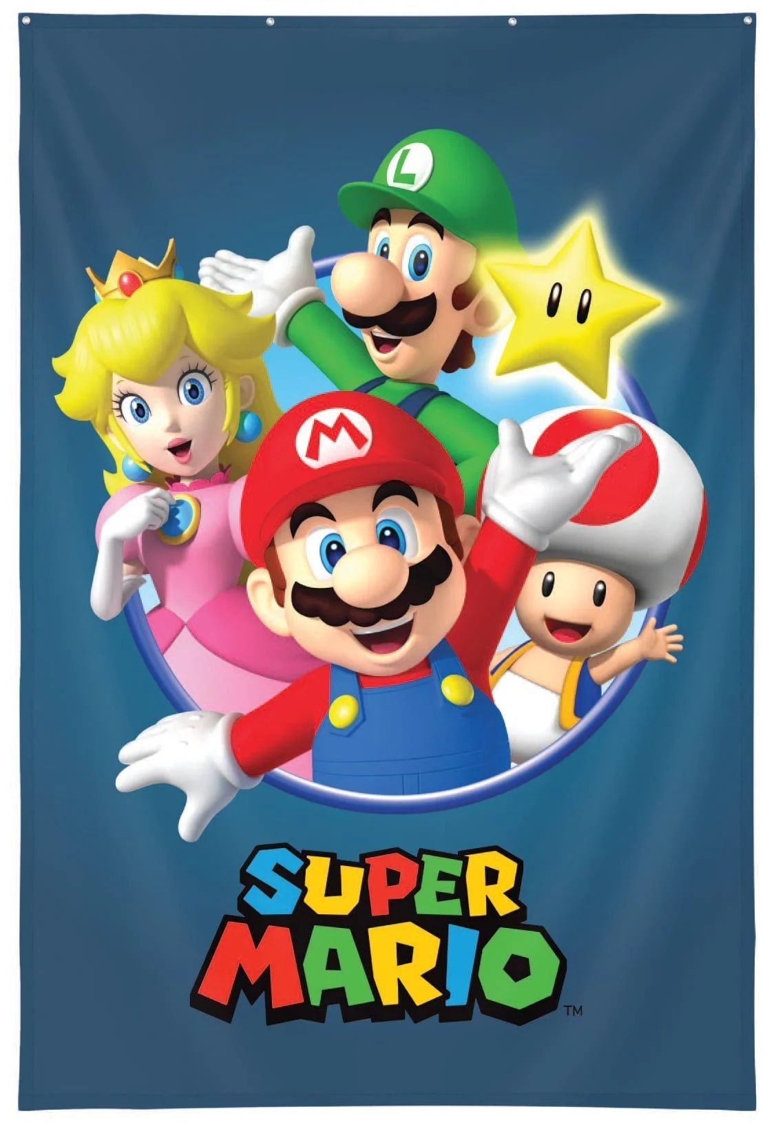 Nintendo - Super Mario Stoffen Poster 125x85cm