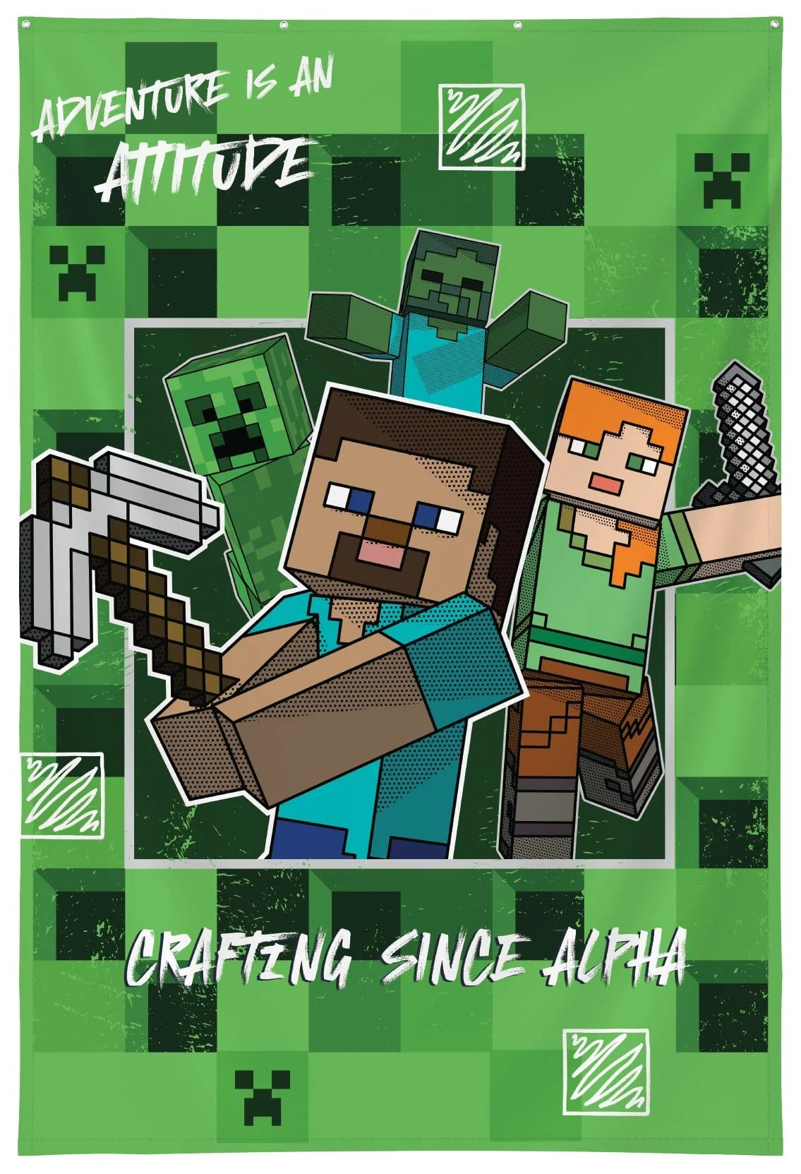 Minecraft - Steve Stoffen Poster 125x85cm