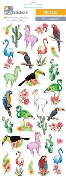 Fun Stickers - Dieren - Watercolour Stickers