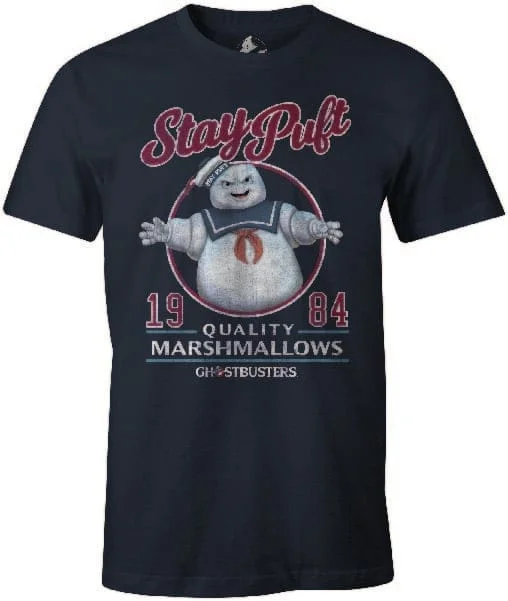 Ghostbusters - Navy Men's T-shirt Stay Puft - M