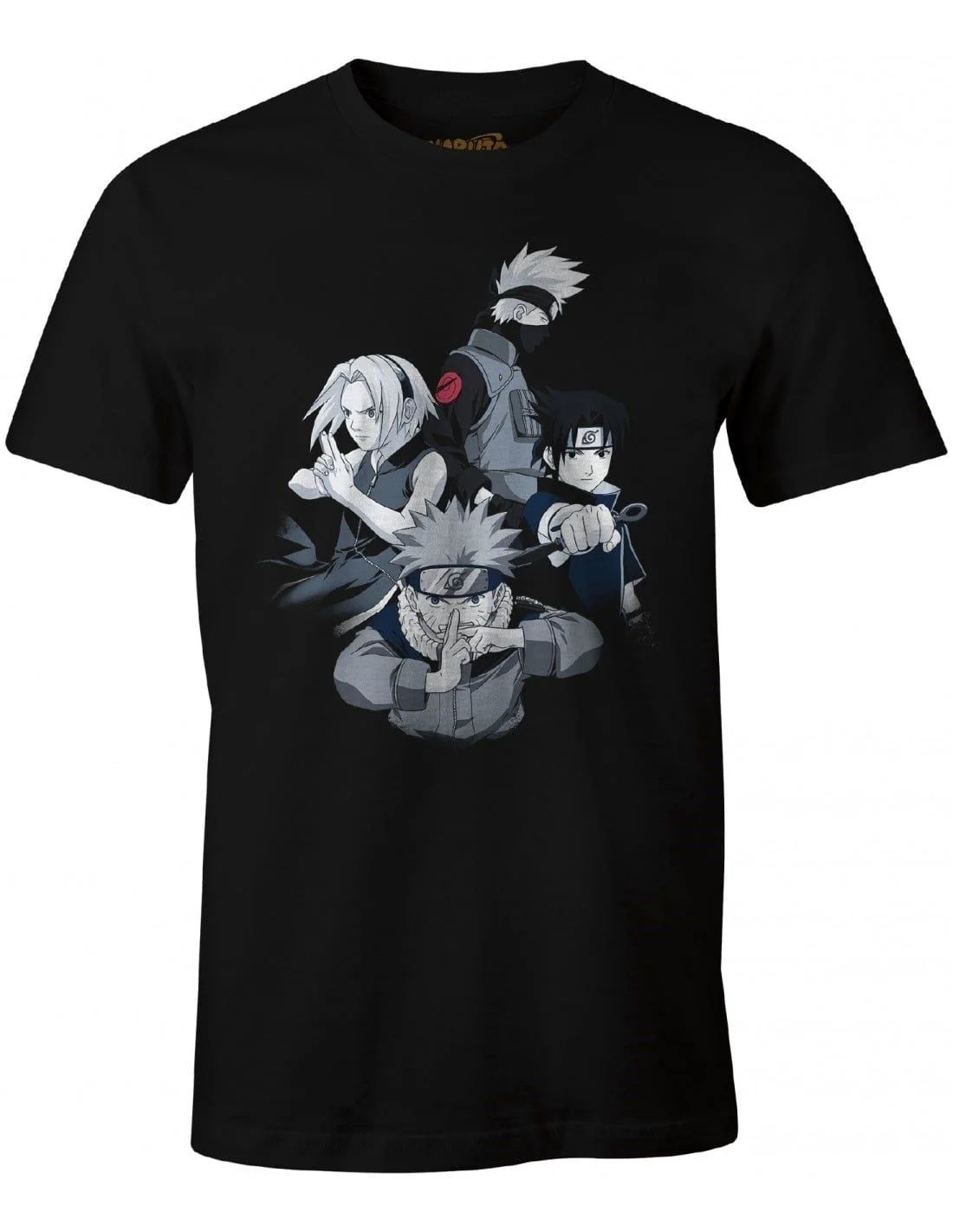 Naruto - Team Black T-Shirt - M