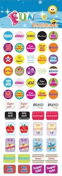 Fun Rewards Stickers (in het Frans)