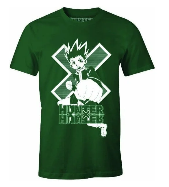 Hunter X Hunter - Gon X Monochrome Green T-Shirt - M