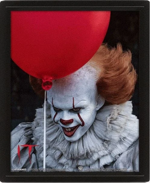 It - Pennywise Evil 3D Lenticular Poster 28,7 x 23,5cm