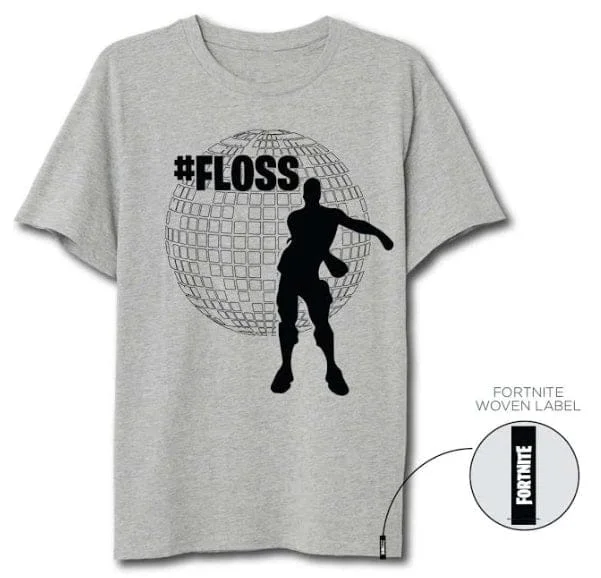 Fortnite - Floss Grijs T-Shirt - XL