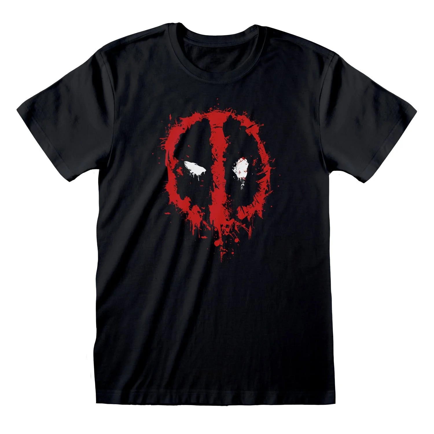 Marvel - Deadpool - Spetters - Unisex T-Shirt - S - Zwart