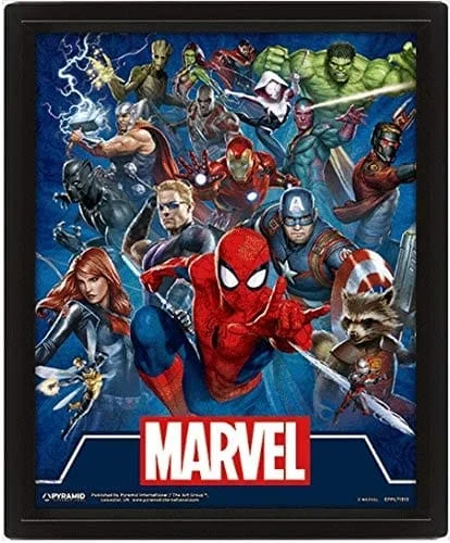 Marvel - Cinematic Icons Evil 3D Lenticular Poster 28,7 x 23,5cm