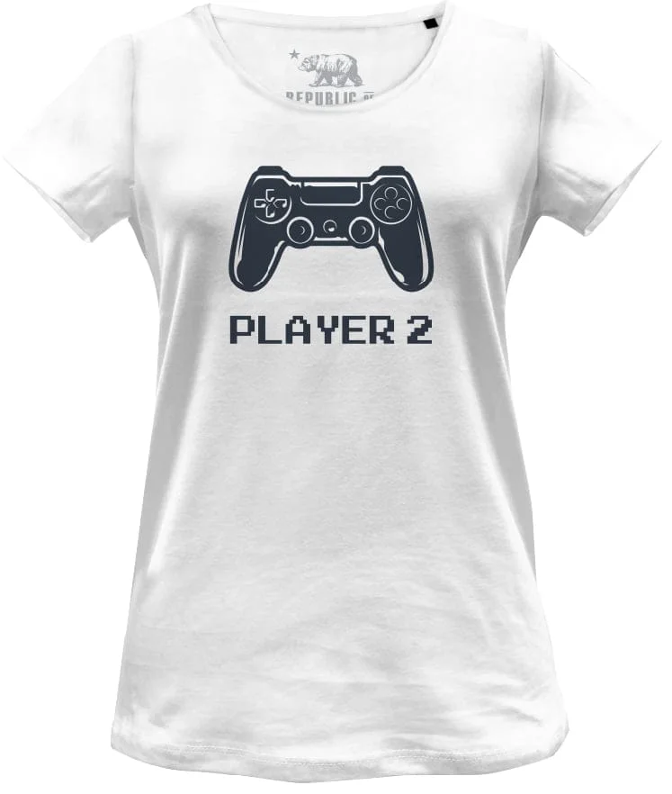 Gaming - Player 2 Woman T-Shirt White - S