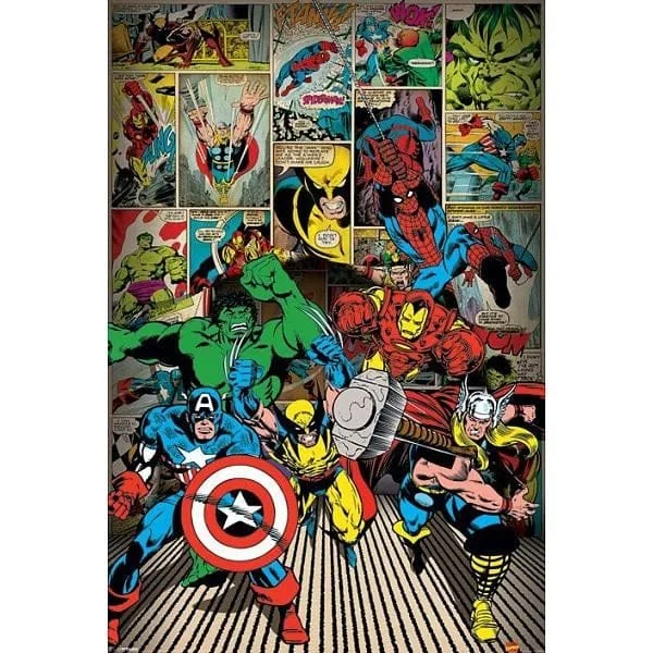 Marvel - Here Come The Heroes - Maxi Poster