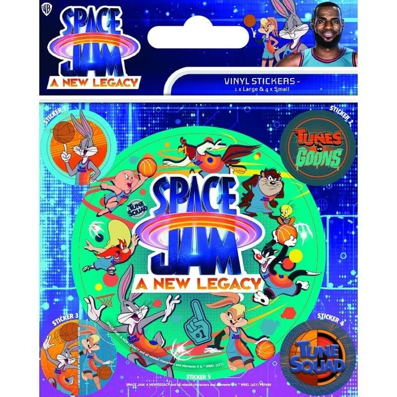 Warner Bros - Space Jam: A New Legacy - "Old School Jam" Vinyl Stickers