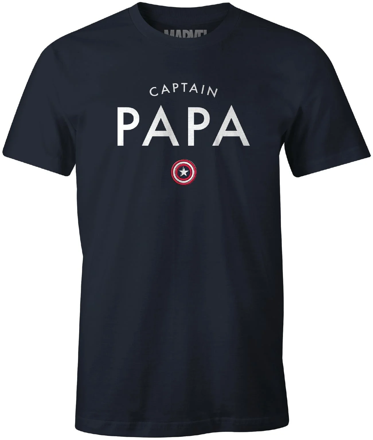 Marvel - T-Shirt Black Captain Papa - S