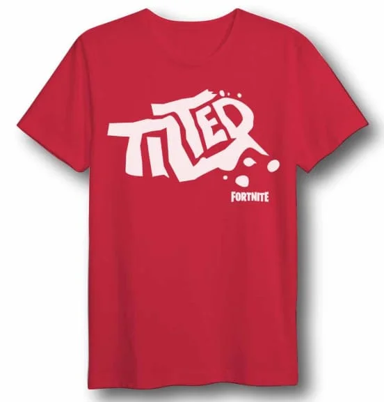 Fortnite - Tilted Rood T-Shirt - XL