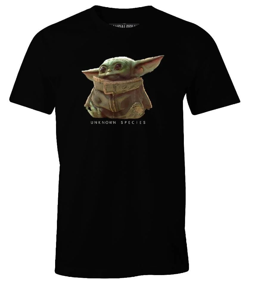 The Mandalorian - Long Black Men's T-shirt The Child Logo - L
