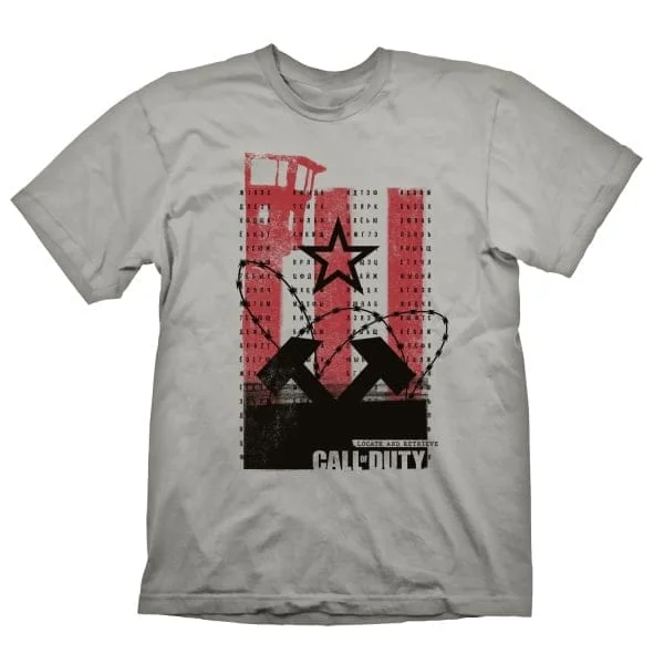 Call of Duty: Cold War - T-Shirt "Wall" Grijs - XL