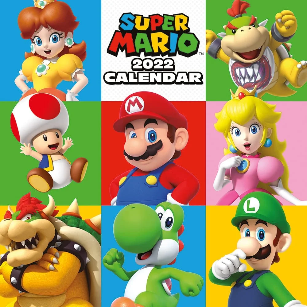 Nintendo - Super Mario Kalender 2022