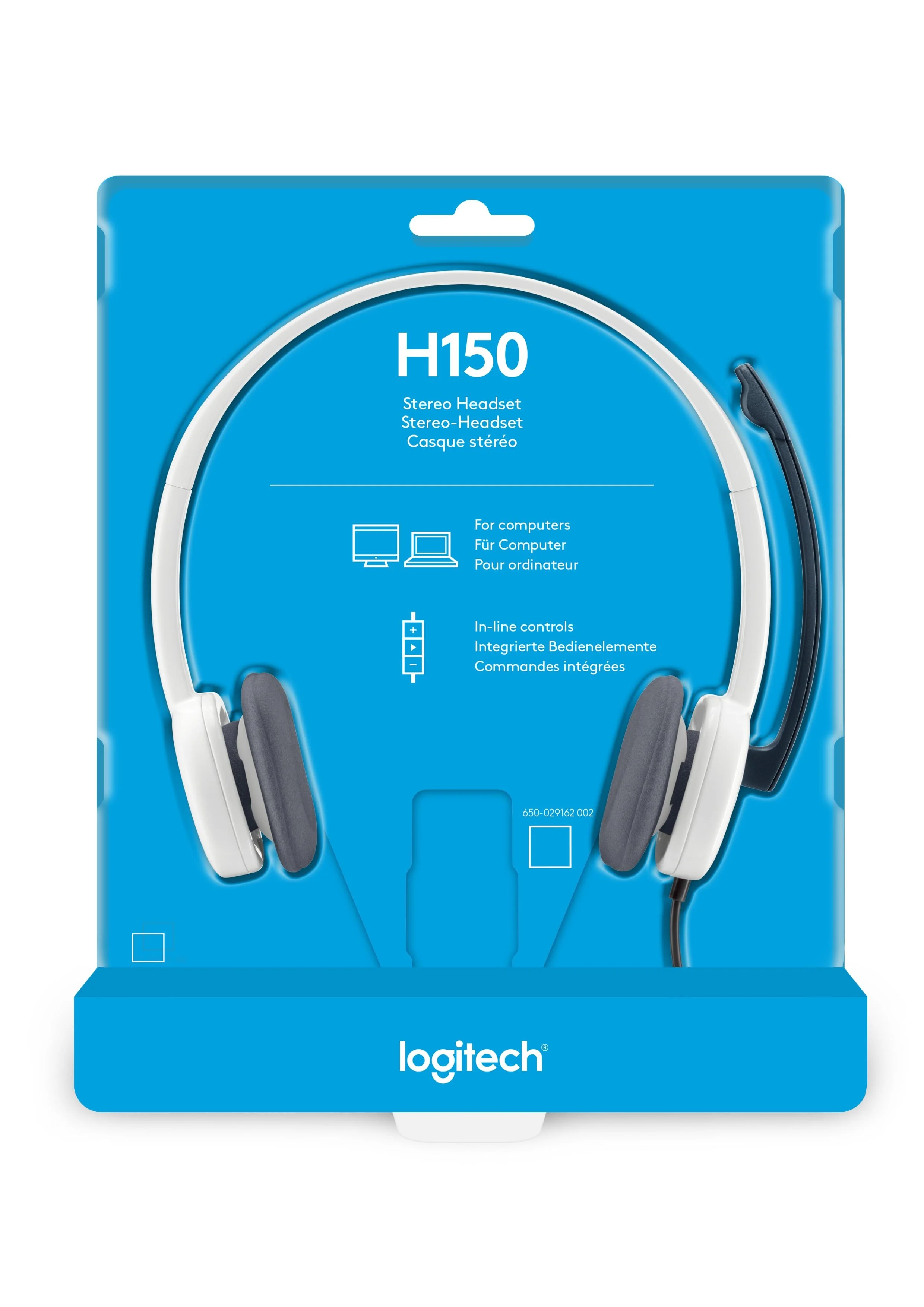 Logitech H150 Bedrade Stereoheadset Wit