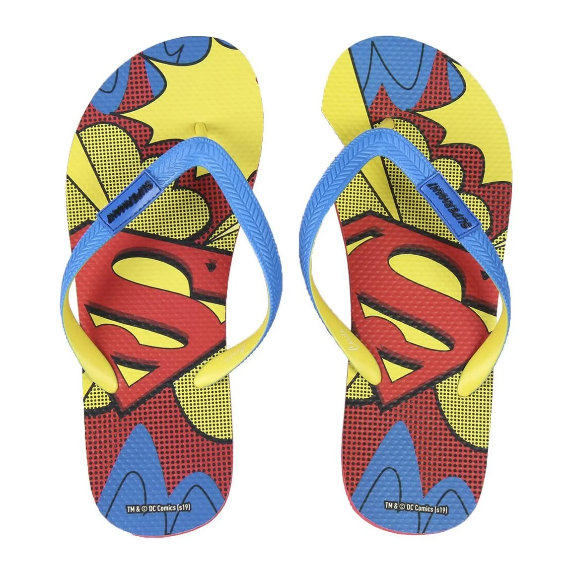 DC Comics - Superman Premium Flip-Flops - Size 41